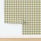 Green Checks Plaid Seasonal Tartan Classic Country Farmhouse Custom Pre-pasted Wallpaper by Spoonflower Pre-Pasted Wallpaper 2FT Wide